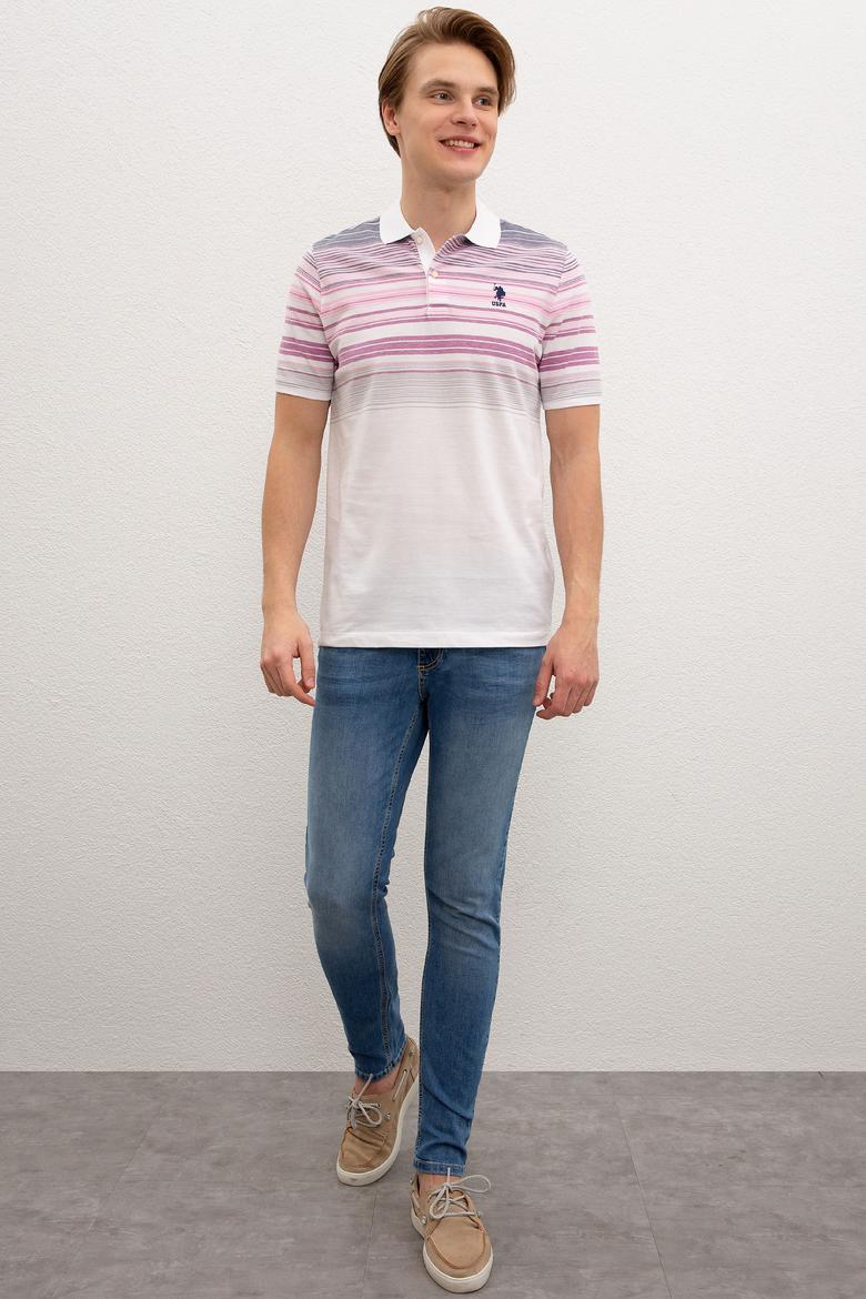 Erkek Menekşe Polo Yaka T-Shirt - 50200024011