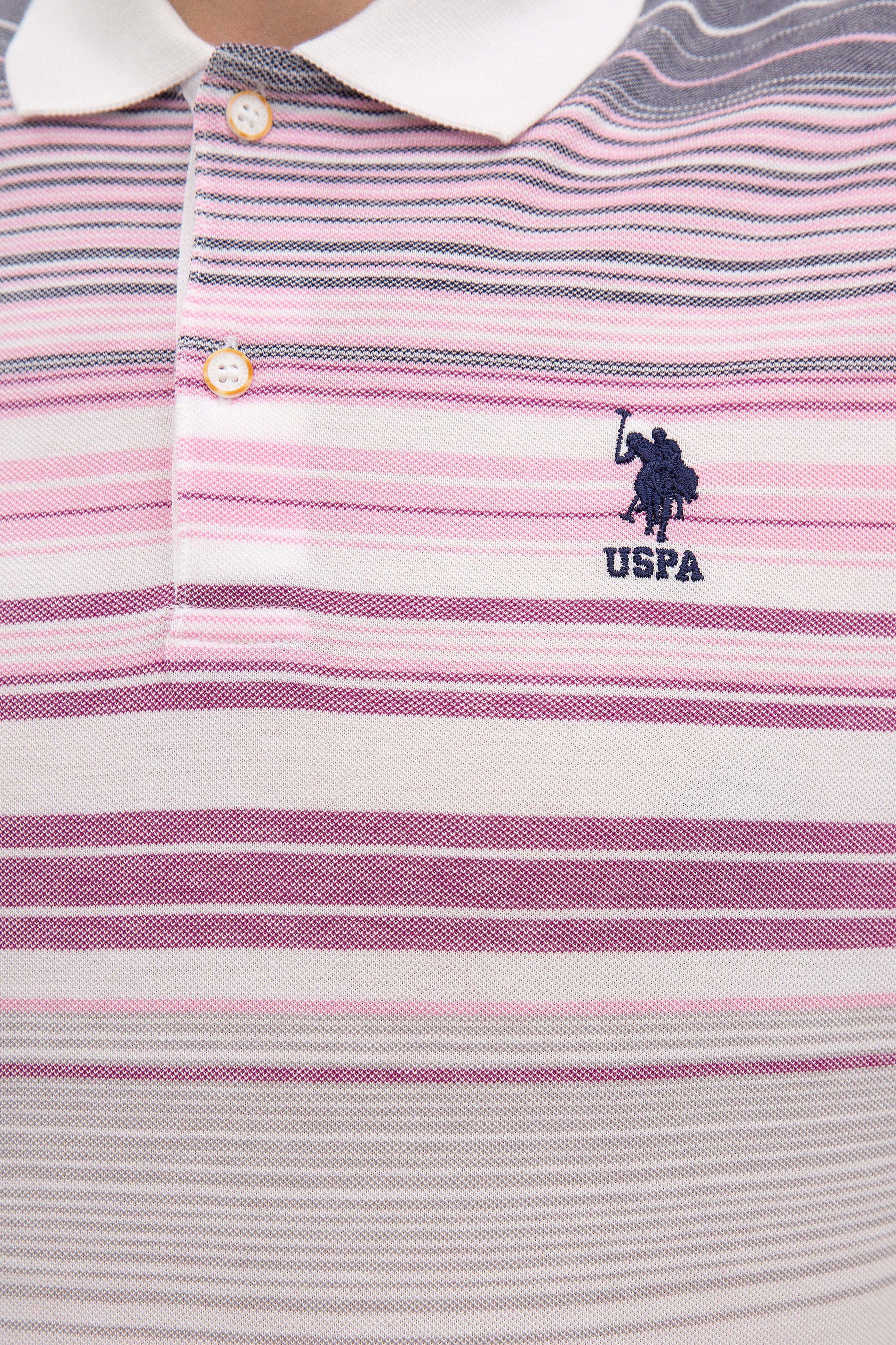 Erkek Menekşe Polo Yaka T-Shirt