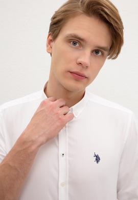 Erkek Beyaz Gömlek Uzunkol Basic - 50205840007