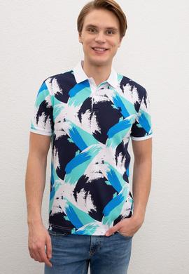 Erkek Beyaz Polo Yaka Tişört - 50218409006