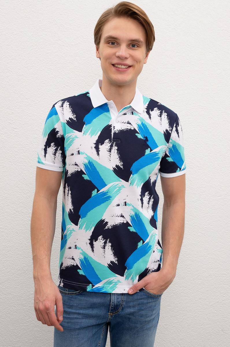 Erkek Beyaz Polo Yaka Tişört