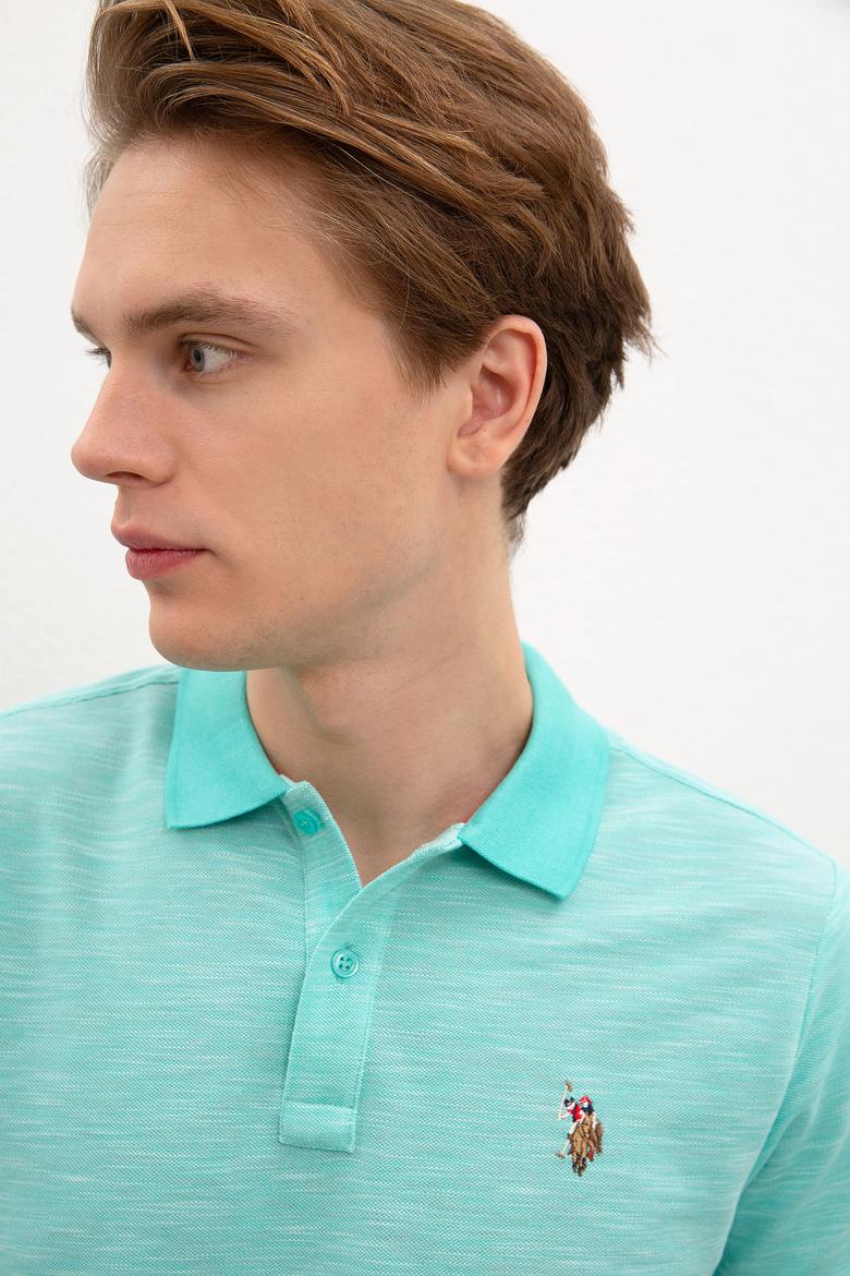 Erkek Mint Yeşili Polo Yaka T-Shirt - 50218573043