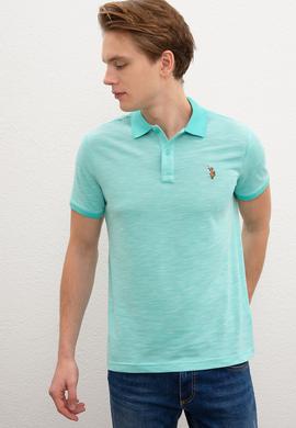 Erkek Mint Yeşili Polo Yaka T-Shirt - 50218573043