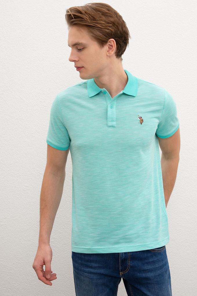 Erkek Mint Yeşili Polo Yaka T-Shirt