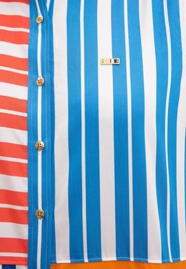 Kadın Mavi Gömlek Uzunkol - 50218642004