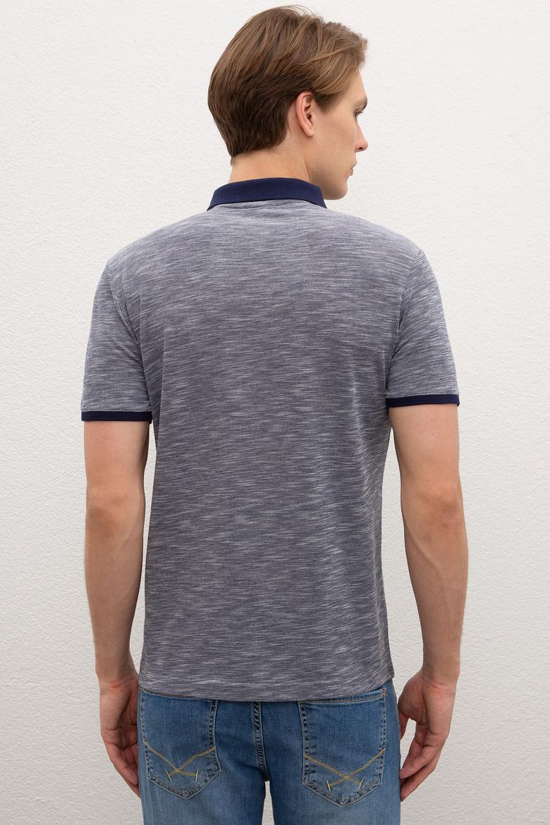 Erkek Lacivert Polo Yaka Tişört - 50218573010