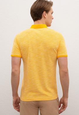 Erkek Koyu Sarı  Polo Yaka T-Shirt - 50218573055