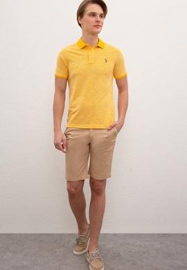 Erkek Koyu Sarı  Polo Yaka T-Shirt - 50218573055