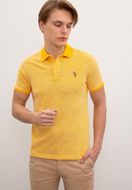 Erkek Koyu Sarı  Polo Yaka T-Shirt - 50218573055