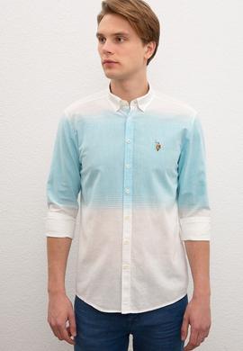 Erkek Mavi Gömlek Uzunkol - 50218684002