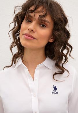 Kadın Beyaz Gömlek Uzunkol Basic - 50201702022