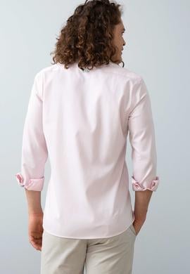 Erkek Pembe Gömlek Uzunkol Basic - 50200422135