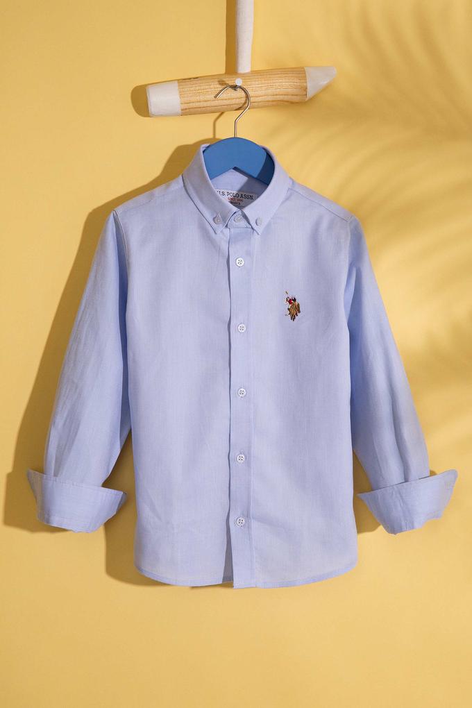 Mavi Gömlek Uzunkol