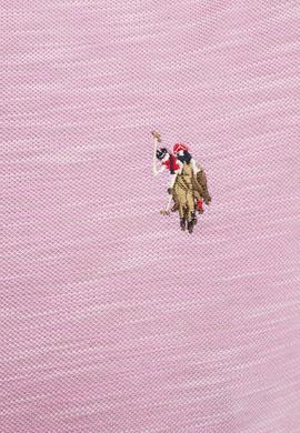 Erkek Koyu Pembe Polo Yaka T-Shirt - 50218573031