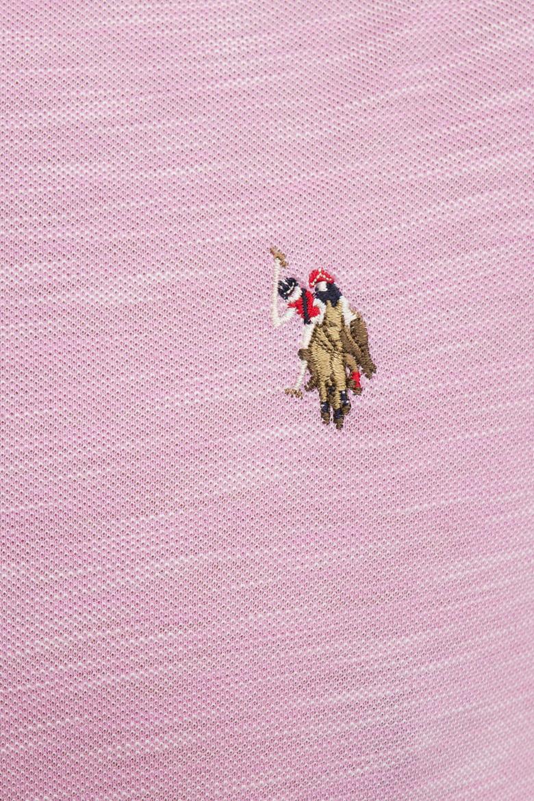 Erkek Koyu Pembe Polo Yaka T-Shirt - 50218573031