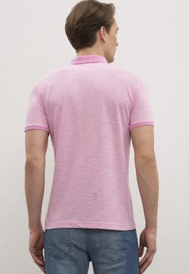 Erkek Koyu Pembe Polo Yaka T-Shirt - 50218573031