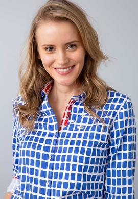 Kadın Lacivert Gömlek Uzunkol - 50199256029