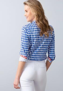 Kadın Lacivert Gömlek Uzunkol - 50199256029