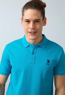Erkek Petrol Polo Yaka T-Shirt Basic - 50199819012