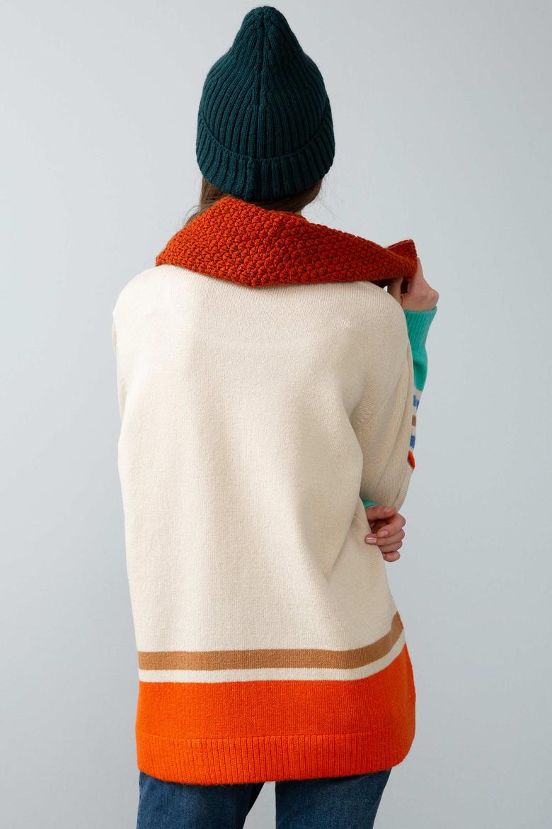 Beyaz Triko Kazak - 50193876003