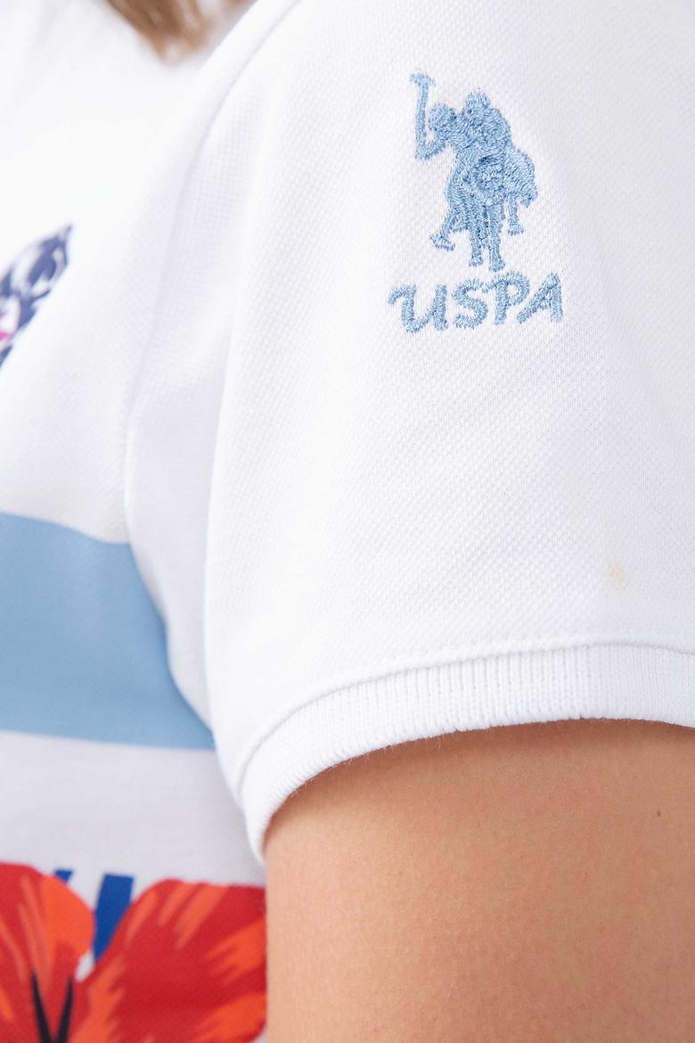 Kadın Beyaz Polo Yaka T-Shirt - 50202110008