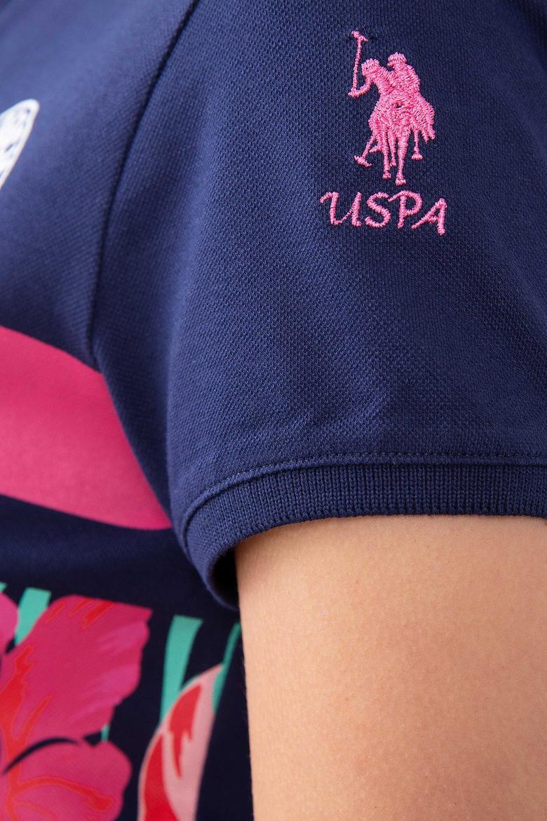 Kadın Lacivert Polo Yaka T-Shirt - 50202110010