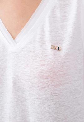 Kadın Beyaz V - Yaka T-Shirt - 50202173001