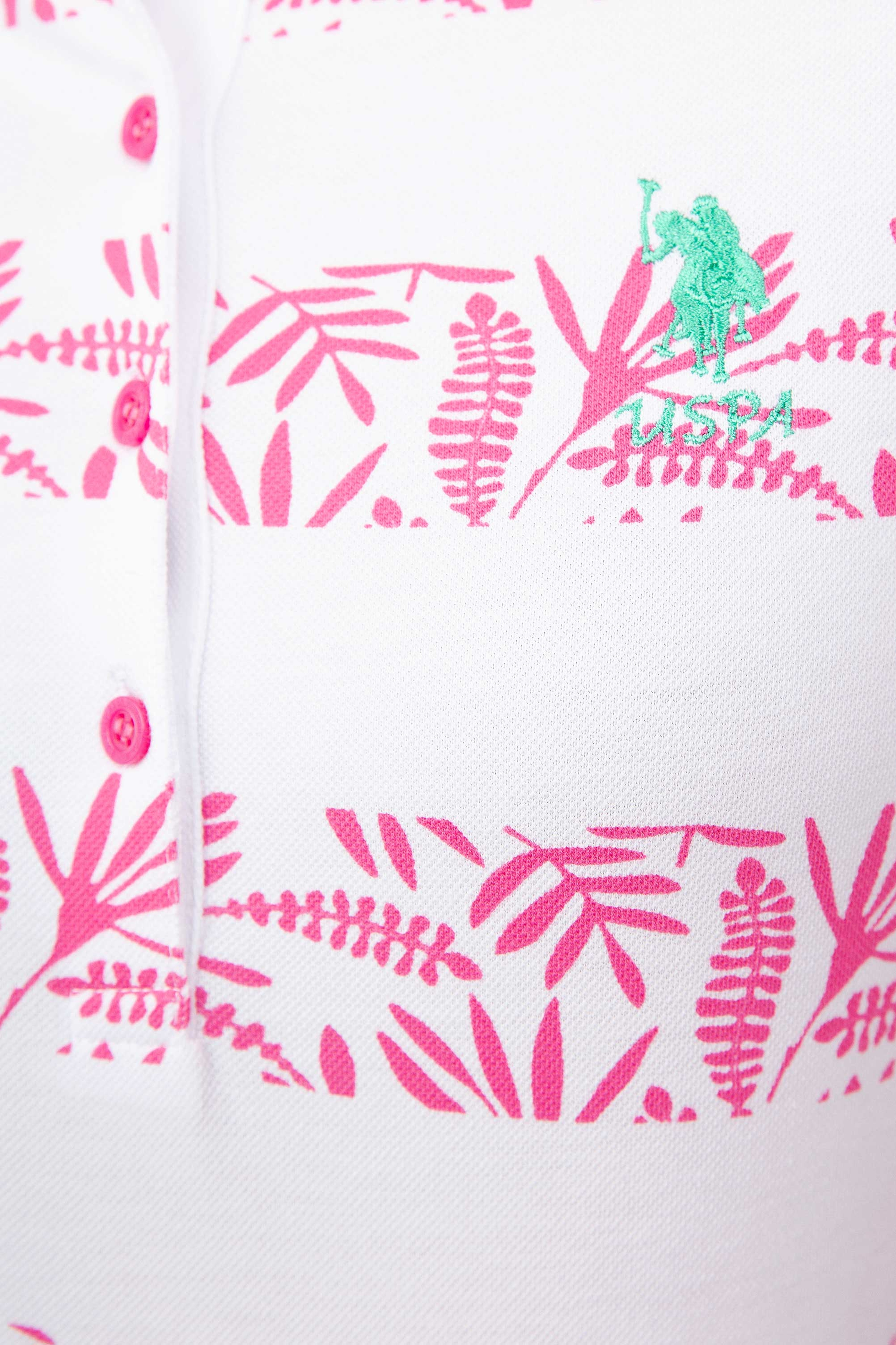 Kadın Pembe Polo Yaka T-Shirt