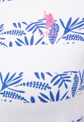 Kadın Mavi Polo Yaka T-Shirt - 50202184019