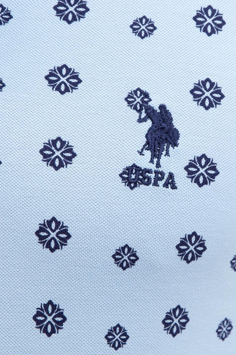 Erkek Mavi Polo Yaka T-Shirt - 50220874021