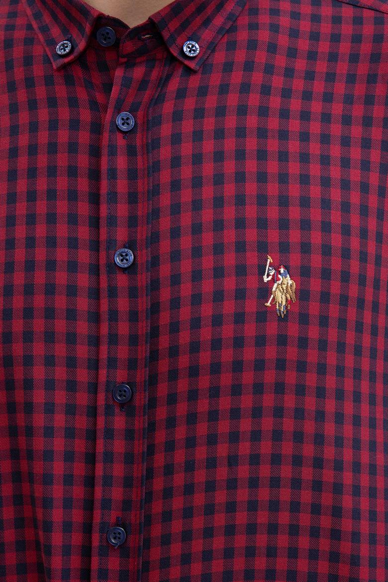 Erkek Bordo Gömlek - 50208722001