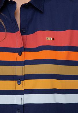 Lacivert Gömlek Uzunkol - 50192817002