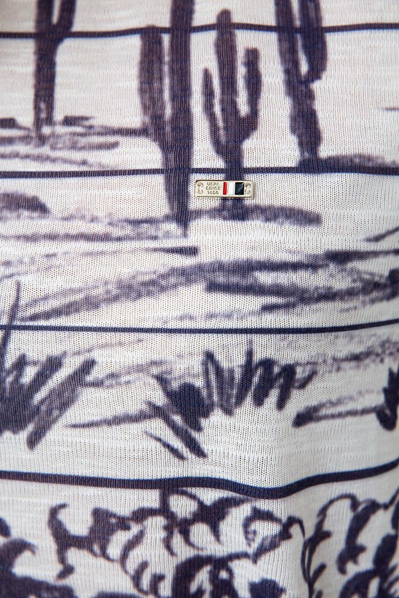 Kadın Lacivert Bisiklet Yaka T-Shirt - 50202091009