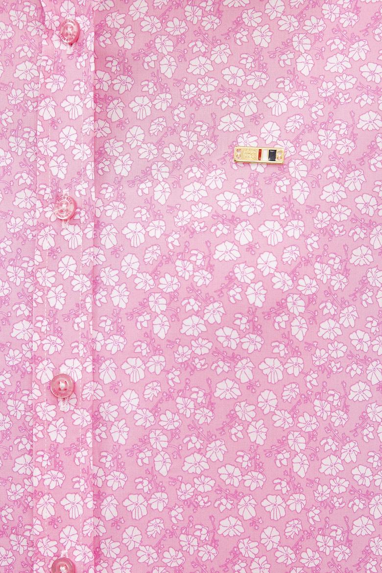 Kadın Pembe Gömlek Uzunkol - 50194314009