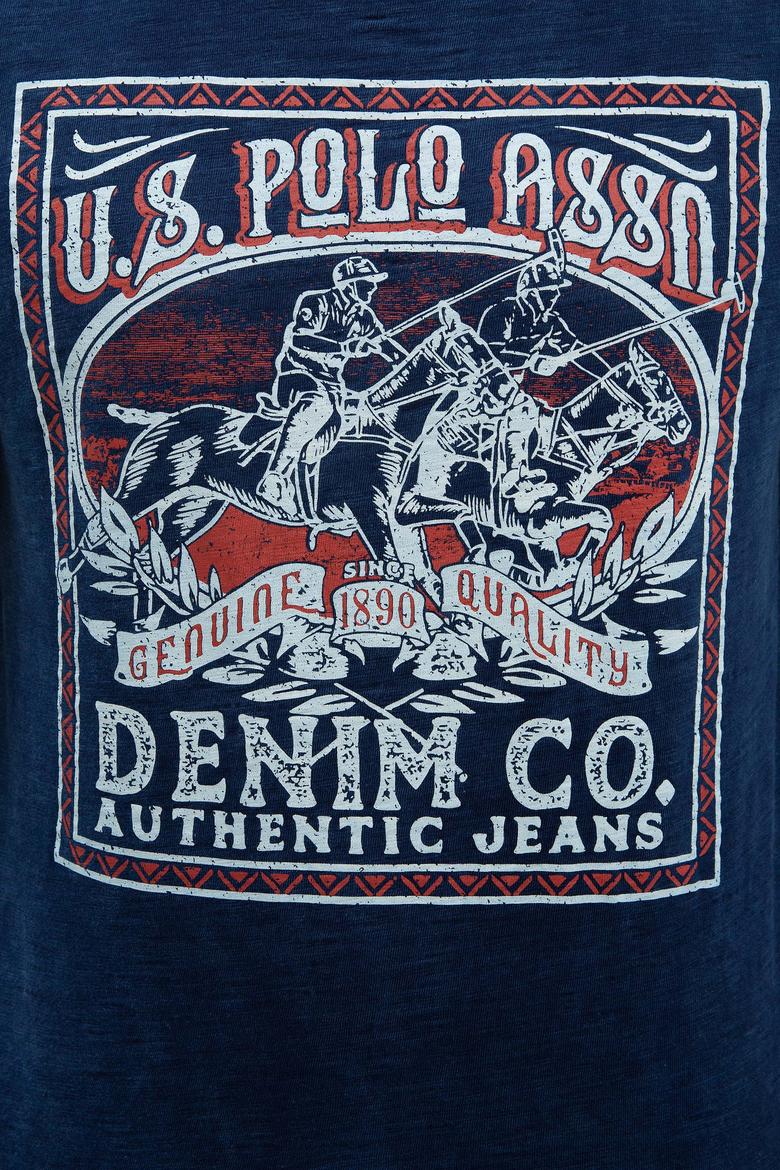 Erkek İndigo Tişört - 50219347024