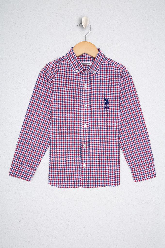 Erkek Çocuk Lacivert Uzun Kollu Gömlek