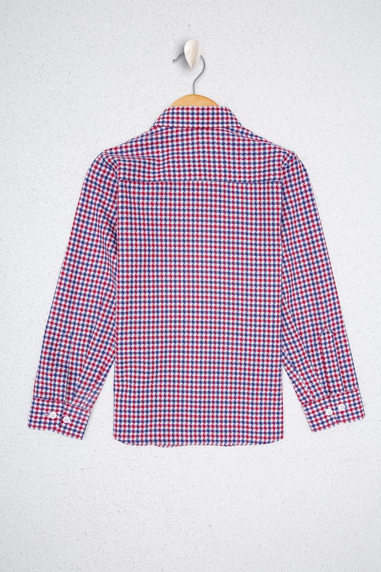 Erkek Çocuk Lacivert Uzun Kollu Gömlek - 50219672007