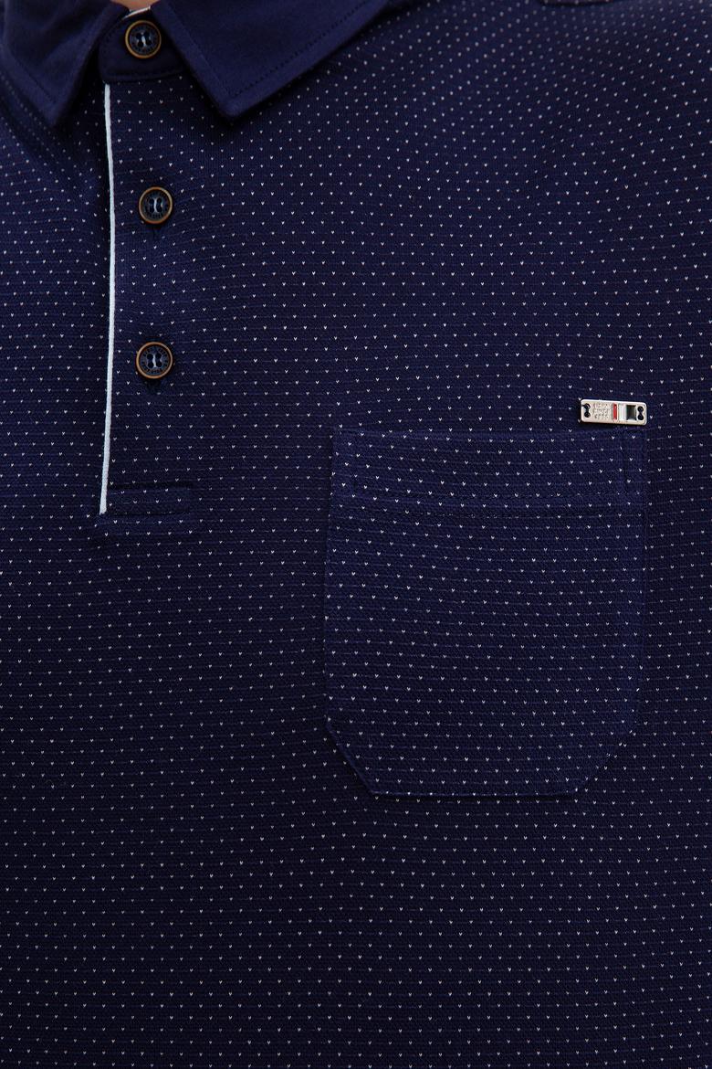 Erkek Lacivert Polo Yaka T-Shirt - 50220272005