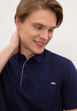 Erkek Lacivert Polo Yaka T-Shirt - 50220272005