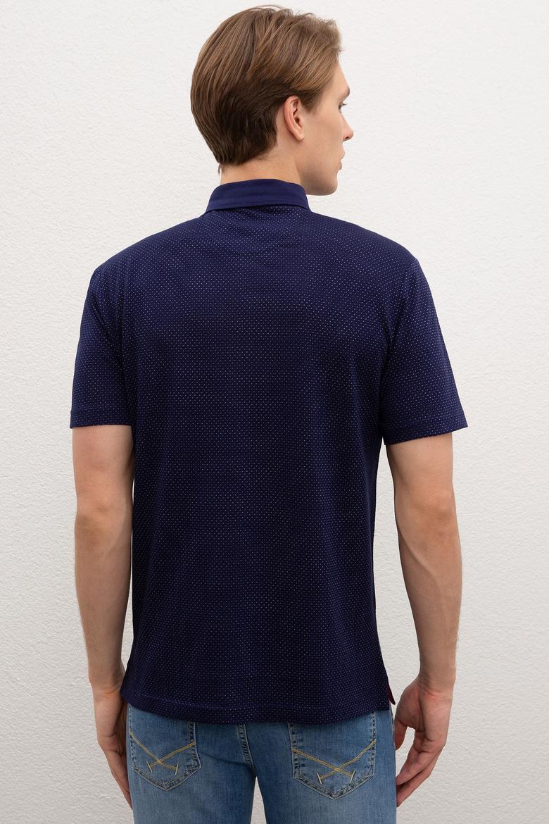 Erkek Lacivert Polo Yaka T-Shirt - 50220272005