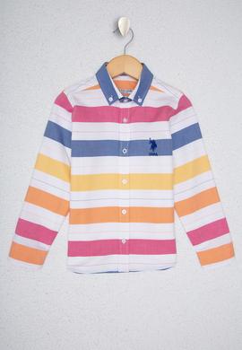 Erkek Çocuk Nar Çiçeği Uzun Kollu Gömlek - 50219420001