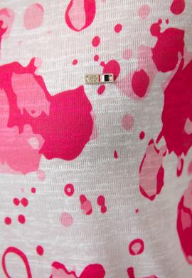 Kadın Pembe Bisiklet Yaka T-Shirt - 50202500002