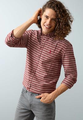 Kırmızı Gömlek Uzunkol - 50202618002