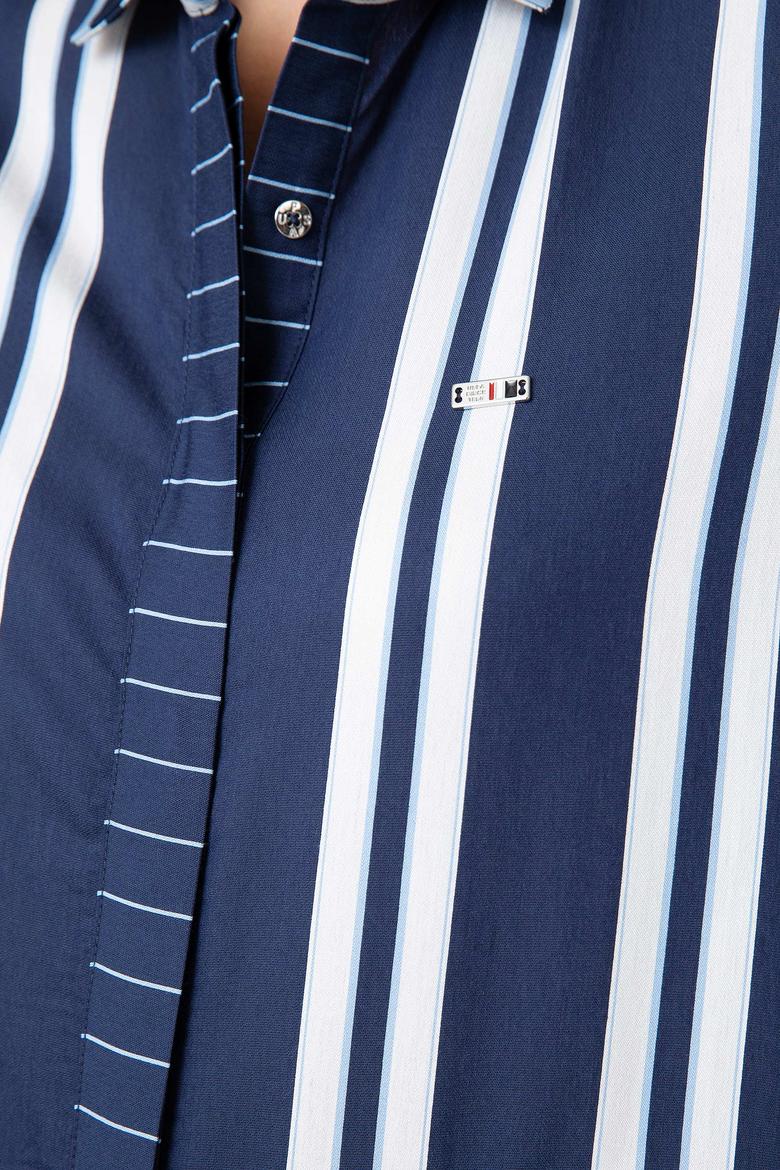 Kadın Lacivert Gömlek Uzunkol - 50202391002