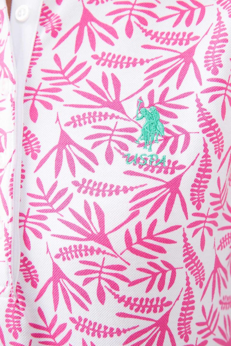 Kadın Pembe Polo Yaka T-Shirt - 50202544001