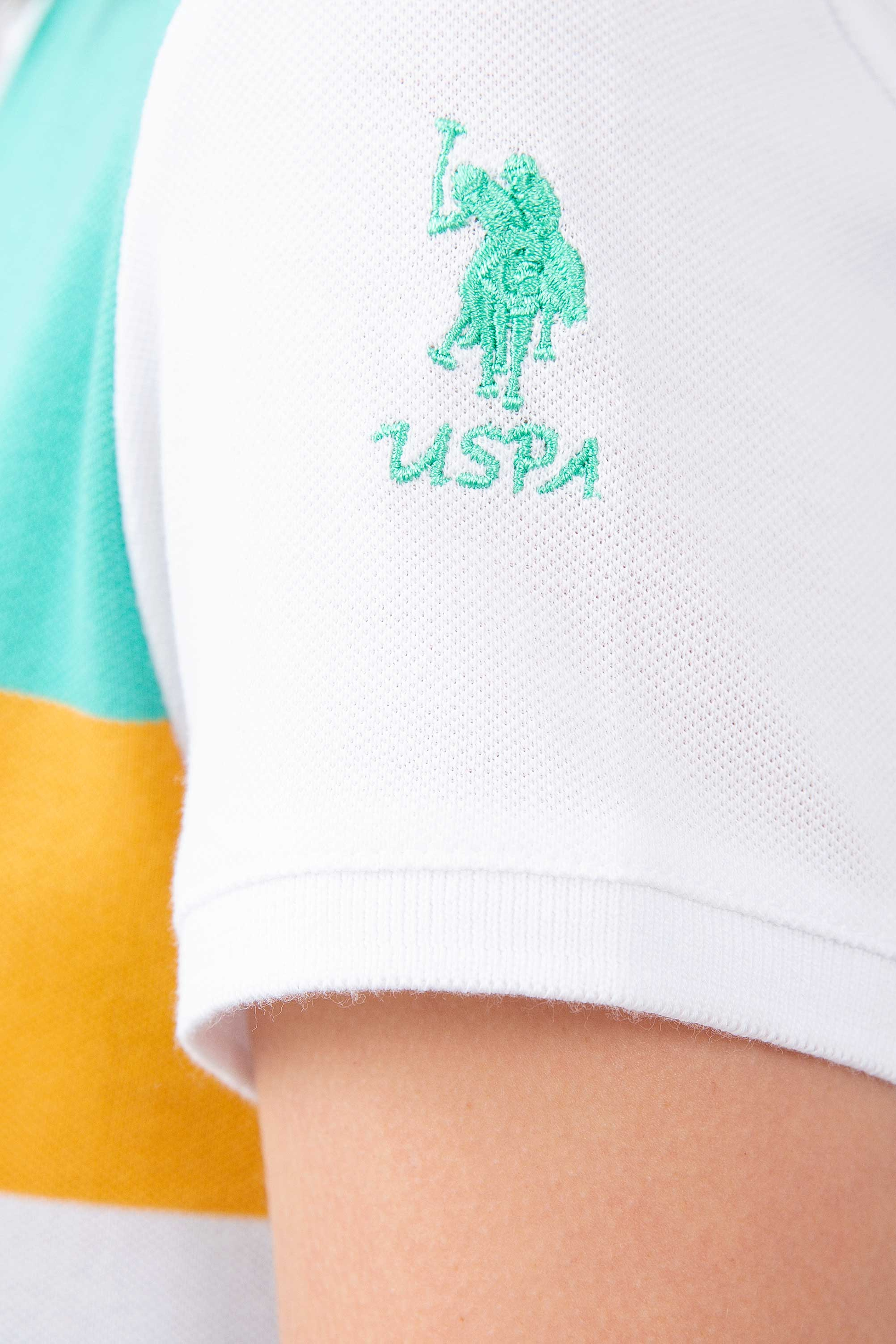 Kadın Mavi Polo Yaka T-Shirt