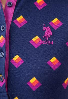 Kadın Lacivert Polo Yaka T-Shirt - 50202778016