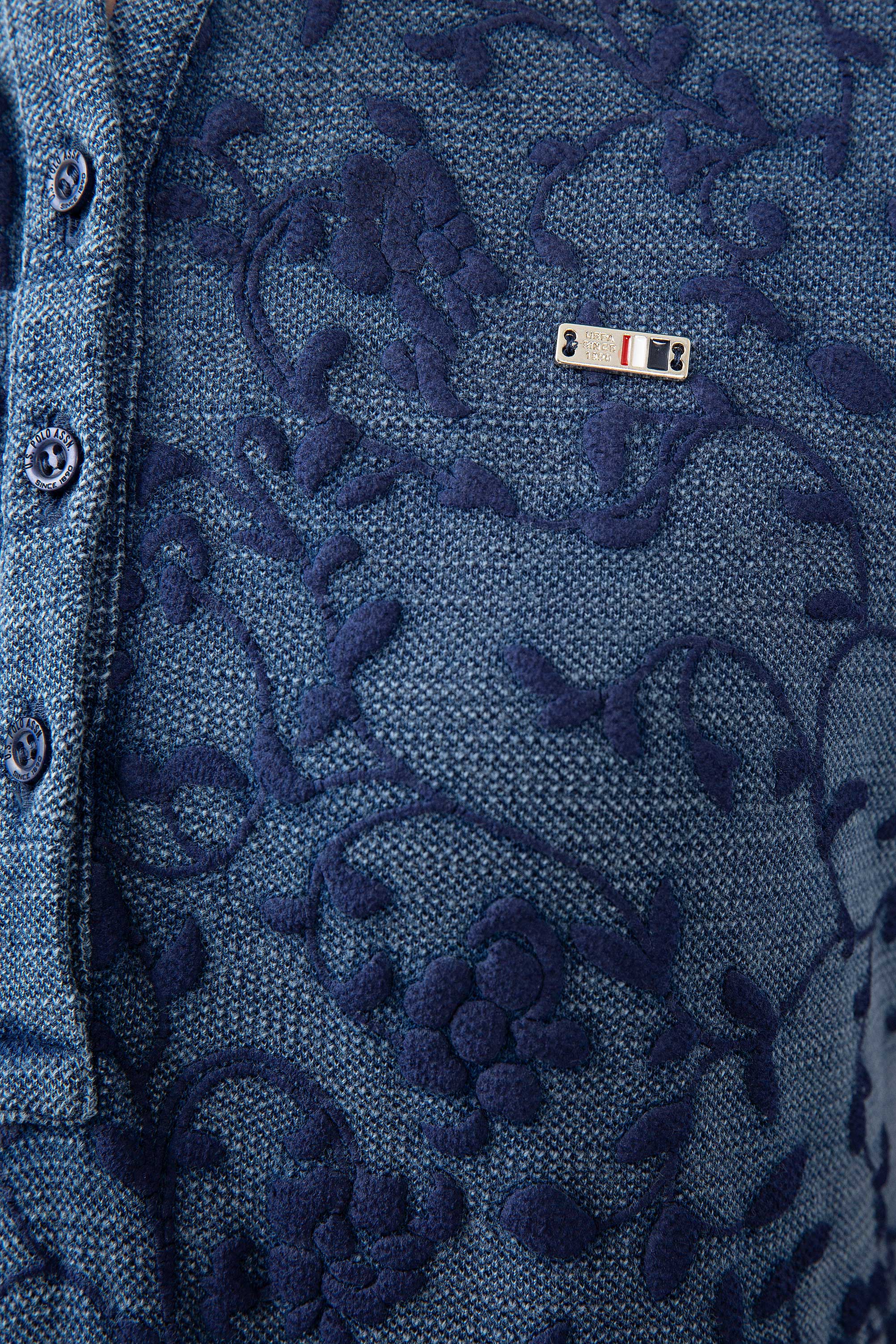 Kadın Lacivert Polo Yaka T-Shirt - Image 4