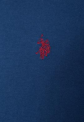 Erkek Açık Lacivert Polo Yaka Sweatshirt Basic - 50209199106