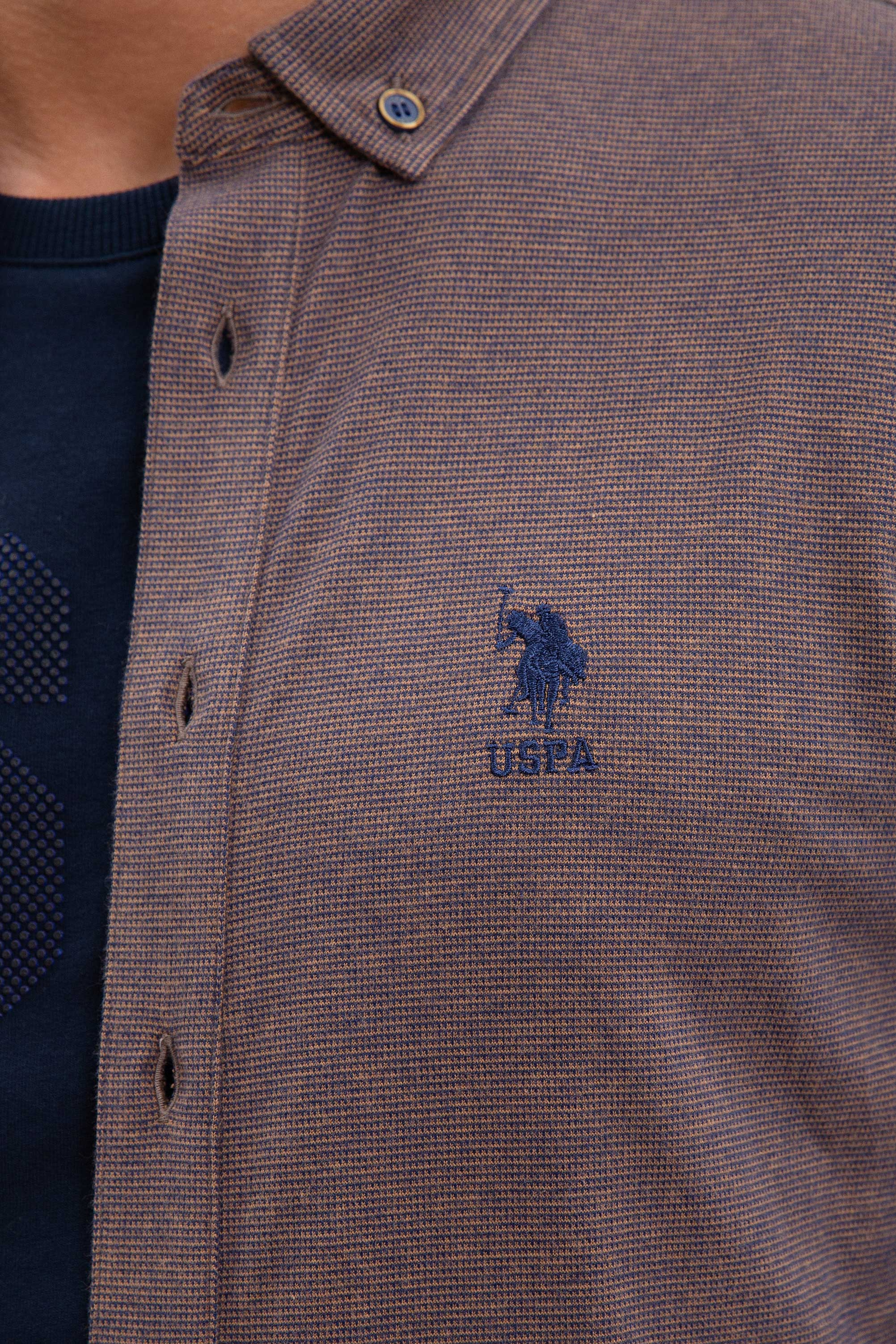 Erkek Açık Lacivert Sweatshirt - Image 5